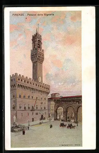 Lithographie Firenze, Palazzo della Signoria