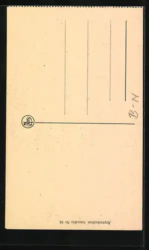 AK Maredsous, Abbaye, Jardin, Pièce d`eau