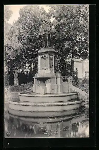 AK Brüssel / Bruxelles, Monument des Comtes d`Egmont et de Horne
