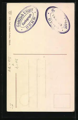 AK Oberst Sprecher von Bernegg, Schweizer Generalstabschef