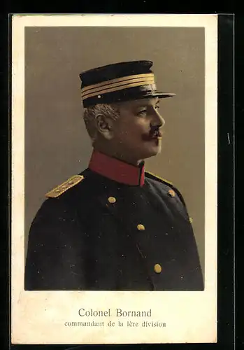 AK Colonel Bornand, Commandant de la Ière Division