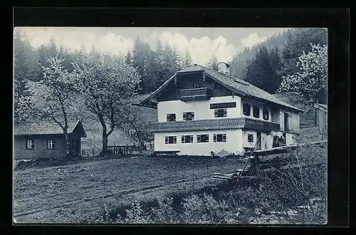 AK Berchtesgaden, Gasthaus Pechhäusl am Rossfeld