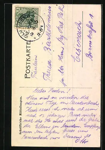 AK Lautenbach /Renchthal, Strassenpartie im Ort, Totalansicht