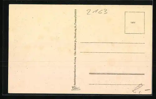 AK Freiburg a. d. Elbe, Teilansicht der Ortschaft