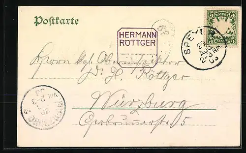 AK Speyer, Partie am Dom