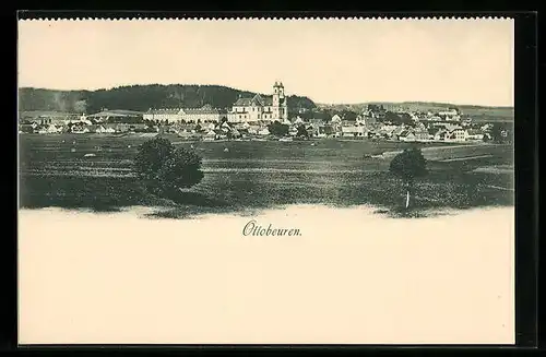 AK Ottobeuren, Gesamtansicht der Ortschaft