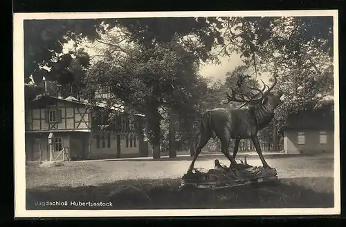 AK Joachimsthal, Jagdschloss Hubertusstock