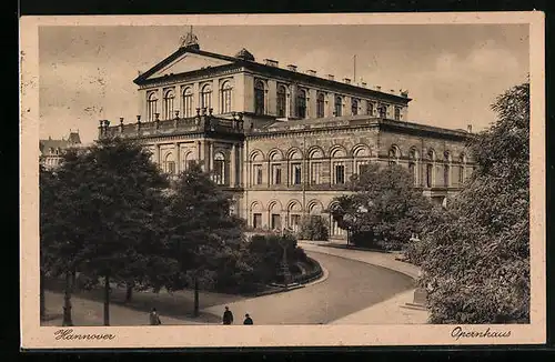 AK Hannover, Ansicht vom Opernhaus