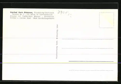 AK Friedeburg /Ostfriesland, Gasthof Gerh. Oltmanns