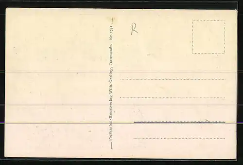 AK Michelstadt /Hessen, Marktplatz mit Rathaus