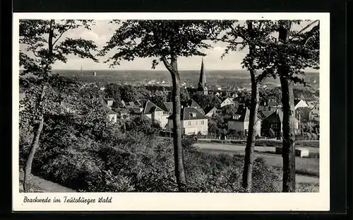 AK Brackwede /Teutoburger Wald, Ortsansicht mit Kirche