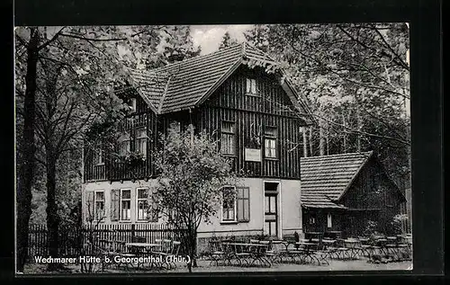 AK Georgenthal /Thür., Gaststätte Wechmarer Hütte