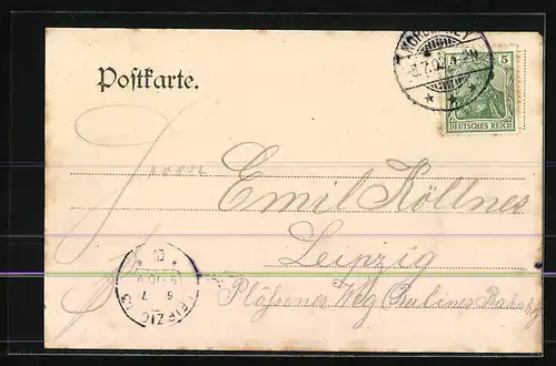 AK Norderney, Oestliche Strandpartie