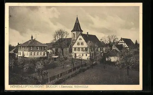 AK Buoch, Ortsansicht mit Kirche