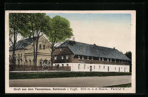 AK Schöneck i. Vogtl., Gasthaus Tannenhaus