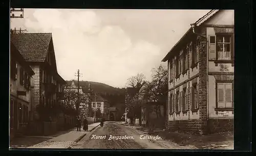 AK Bergzabern, Blick auf die Talstrasse