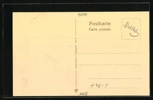 AK Duisburg, Königstrasse und Eisenbahnunterführung, Strassenbahn