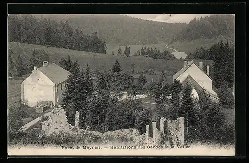 AK Forêt de Meyriat, Habitations des Gardes et la Vallée