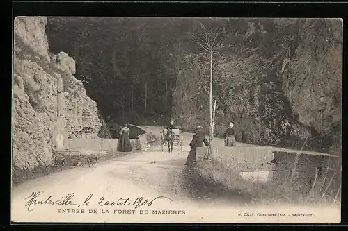 AK Hauteville, Entrée de la Foret de Mazieres