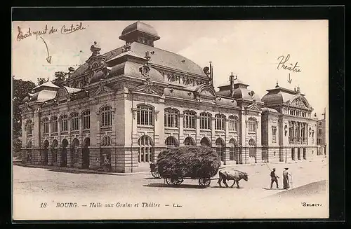 AK Bourg, Halle aux Grains et Théâtre