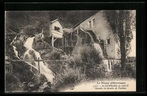 AK St-Germain-de-Joux, Cascade du Moulin de Trelillet
