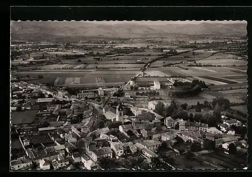 AK Saint-Didier-sur-Chalaronne, Vue générale aérienne