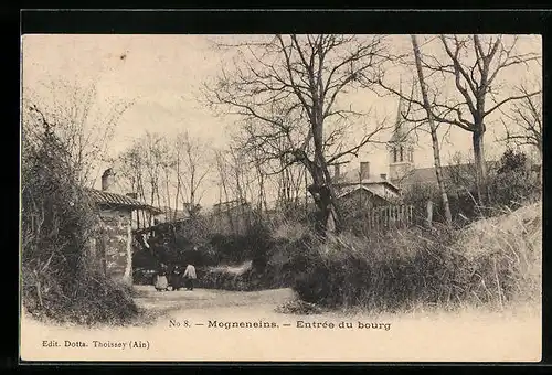 AK Mogneneins, Entrée du bourg