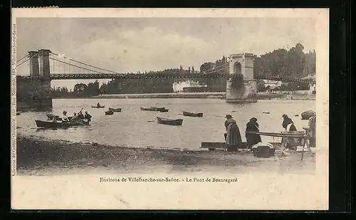 AK Villefranche-sur-.Saone, Le Pont de Beauregard