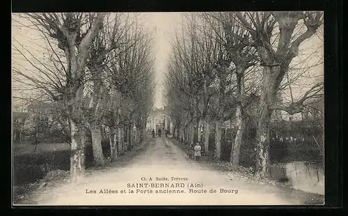 AK Saint-Bernard, Les Allées et la Porte ancienne