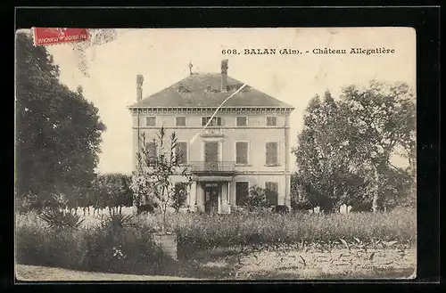 AK Balan, Chateau Allegatiere