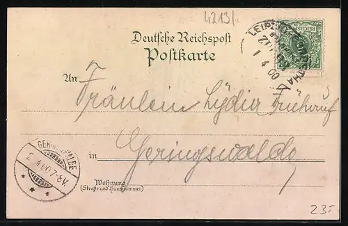Lithographie Corbetha, Bahnhof Leipziger Seite und Berlin-Frankfurter Seite, Scherbelberg im Rosenthal