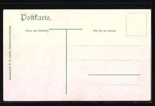 Passepartout-AK Meerane i. S., Gasthaus Deutsche Eiche, Strassenansicht, Innenansichten