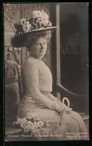 AK Prinzessin Friedrich von Sachsen-Meiningen