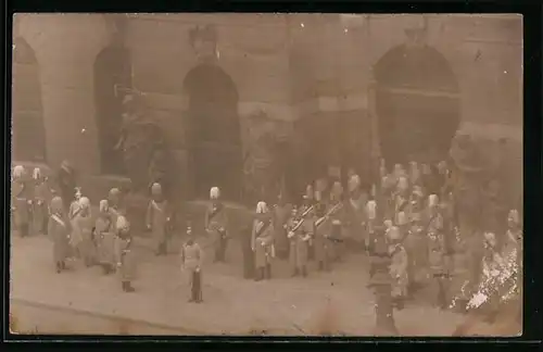 AK Wilhelm Karl Herzog von Urach bei einem Empfang, mit original Autograph