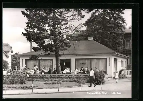 AK Tabarz /Thür. Wald, Ansicht vom Cafe Milchbar