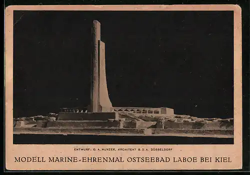 AK Laboe, Modell des Marine Ehrenmals