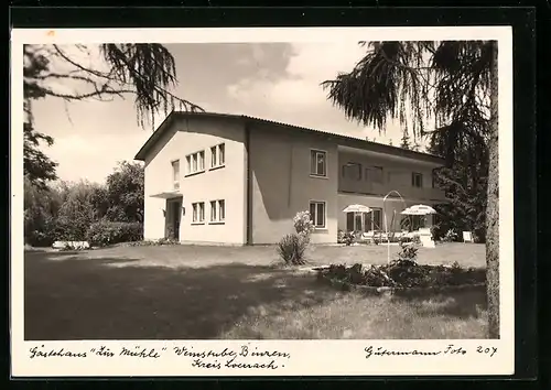 AK Binzen bei Lörrach, Gasthaus zur Mühle