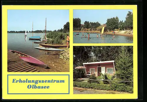 AK Kleinsaubernitz, Erholungszentrum Olbasee, Bungalow, Paddelboote