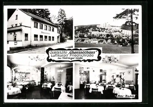 AK Friedrichroda /Th., Gaststätte Chausseehaus, Ortsansicht