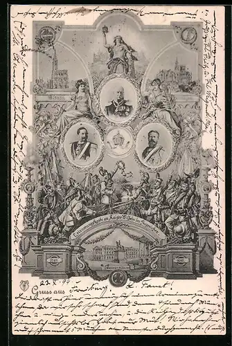 AK Porträts der Deutschen Kaiser