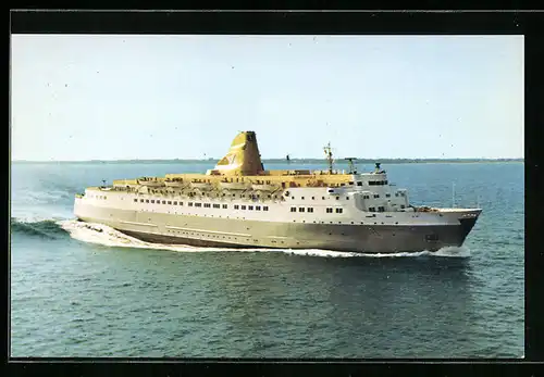 AK Passagierschiff M. S. Black Prince in voller Fahrt