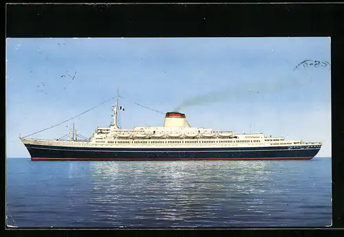 AK Passagierschiff T. N. Leonardo Da Vinci auf hoher See