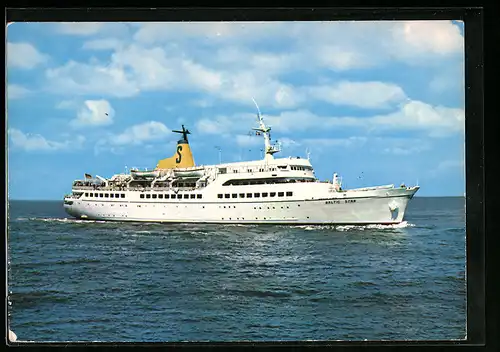 AK Passagierschiff MS Baltic Star auf hoher See