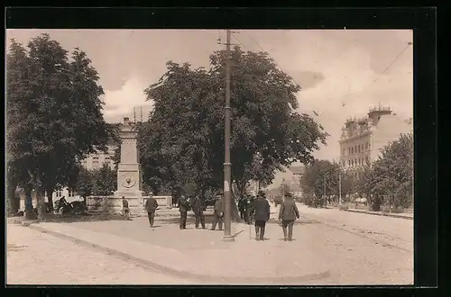AK Belgrad, Terazija mit Passanten