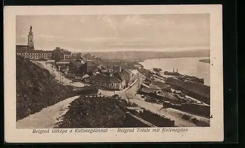 AK Belgrad, Totalansicht mit Kalimegdan