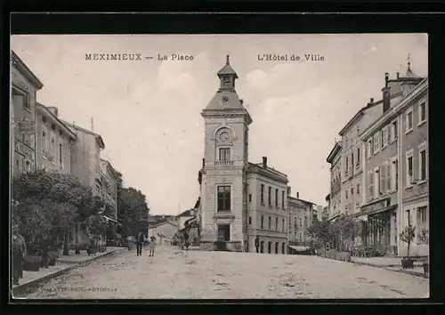 AK Meximieux, La Place, l`Hotel de Ville