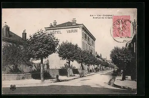 AK Oyonnax, Avenue de la Gare, Hotel Varin
