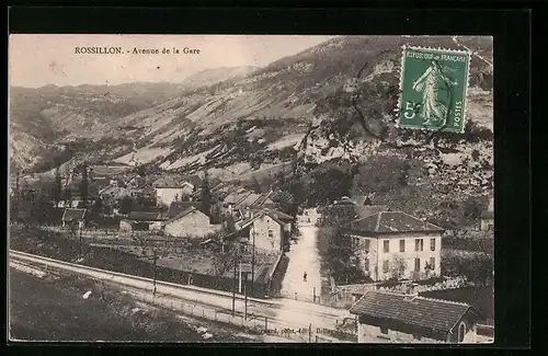 AK Rossillon, Avenue de la Gare