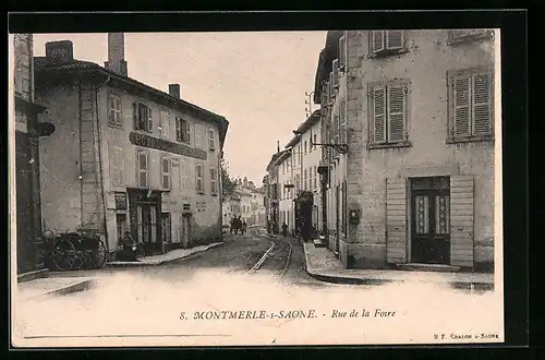 AK Montmerle-s-Saone, Rue de la Foire