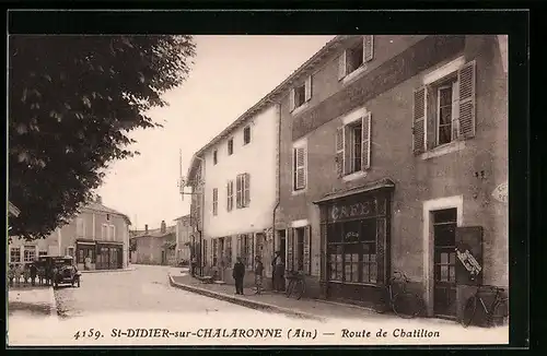 AK Saint-Didier-sur-Chalaronne, Route de Chatillon